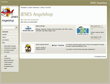 Tablet Screenshot of jenes-angelshop.de